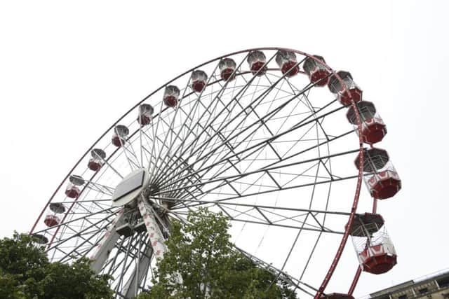 Edinburgh's Festival wheel. Picture, Andrew O'Brien