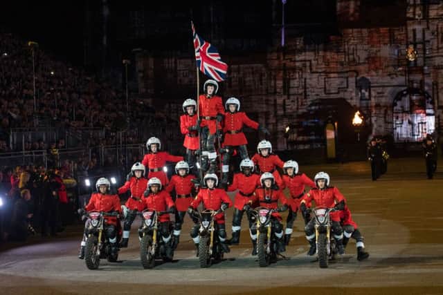 The Imps Motorcycle display team. Picture; Ian Georgeson