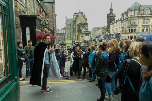 Harry Potter tours have been taking place in Edinburgh due to the popularity of the series. Picture, Toby Williams