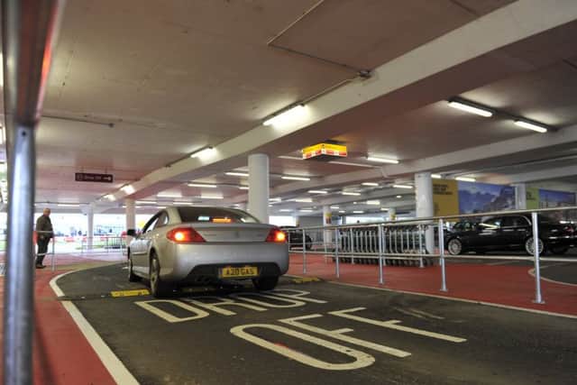 The drop off zone at Edinburgh Airport. Picture: Dan Phillips