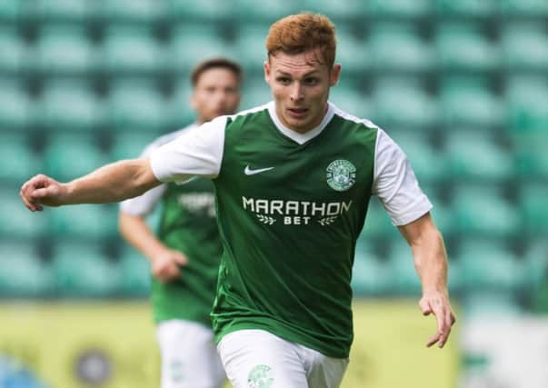 Fraser Fyvie's last appearance for Hibs came in a pre-season friendly against Motherwell on July 10
