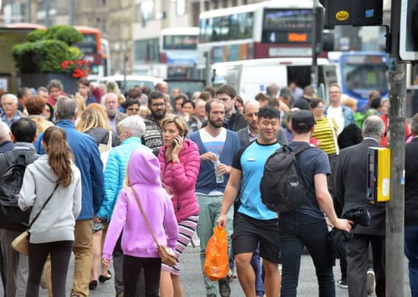 The population of Edinburgh is soaring. Picture: Jon Savage