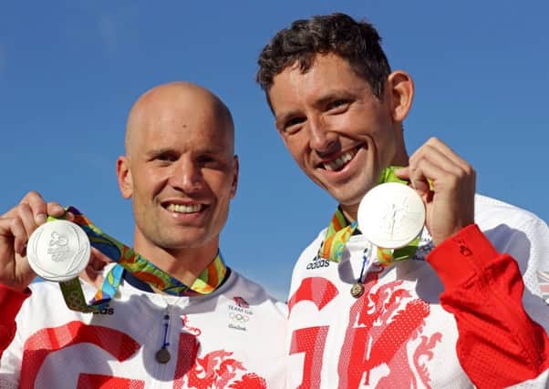 David Florence, right, and Richard Hounslow claimed a silver medal in Rio  after doing the same in 2012