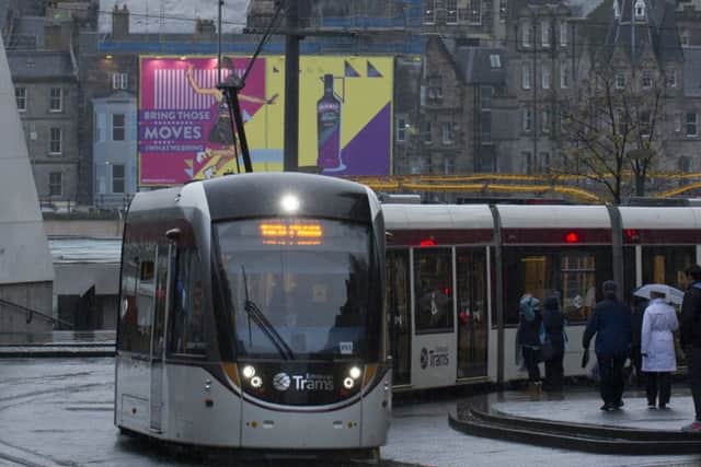 Edinburgh trams could be extended to Leith. Picture; Lesley Martin