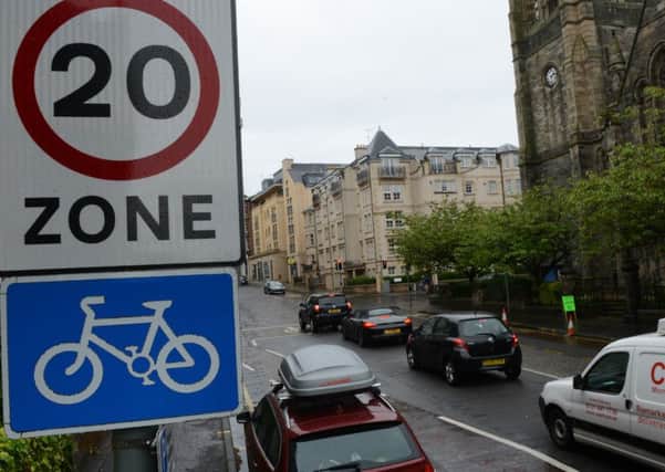 Mayfield Road 20mph zones in Edinburgh Pictures; Neil Hanna