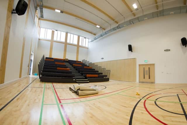 Bilston Primary School's sports hall