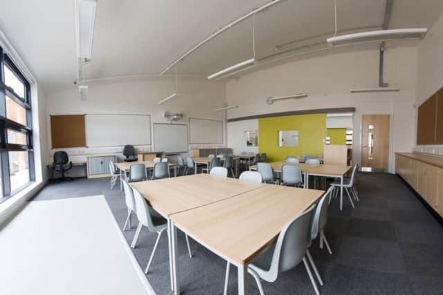 One of the classrooms in Gore Glen Primary School, Gorebridge