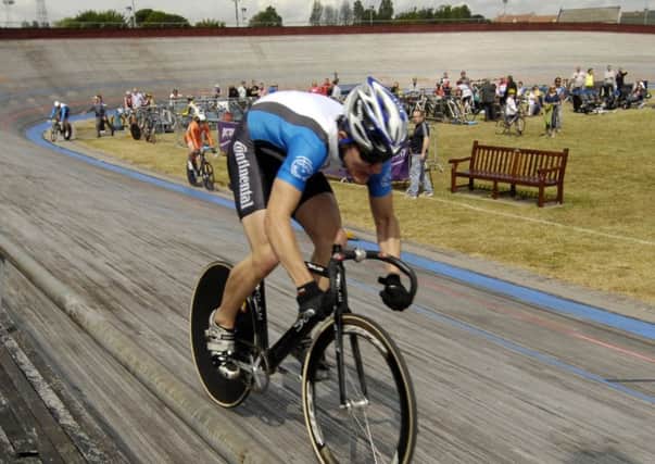 Callum Skinner in action for the City of Edinburgh club at the Meadowbank velodrome in 2009. Picture: Phil Wilkinson