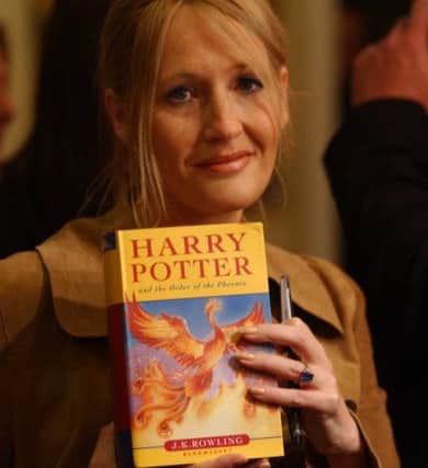 JK Rowling at Waterstones in Princes Street. Picture; Phil Wilkinson