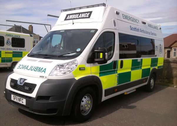 Ambulances in Scotland are missing their targets. Picture; Stock image
