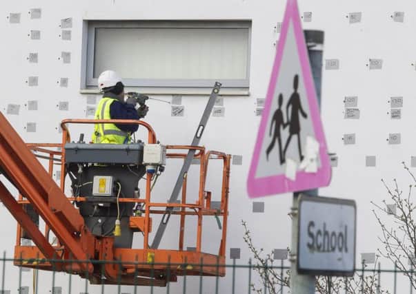 Oxgangs Primary School, Edinburgh, which is one of 17 schools closed in the city due to safety concern. Picture; SWNS