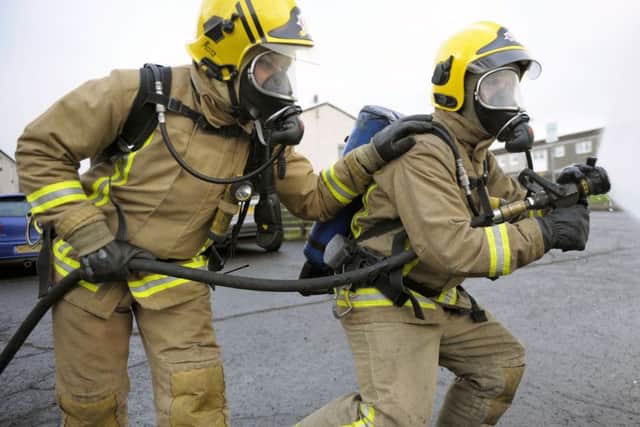 Firefighters were called to the scene Picture: Jon Devlin/TSPL