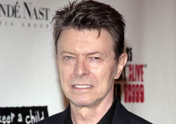 David Bowie. Picture; file picture