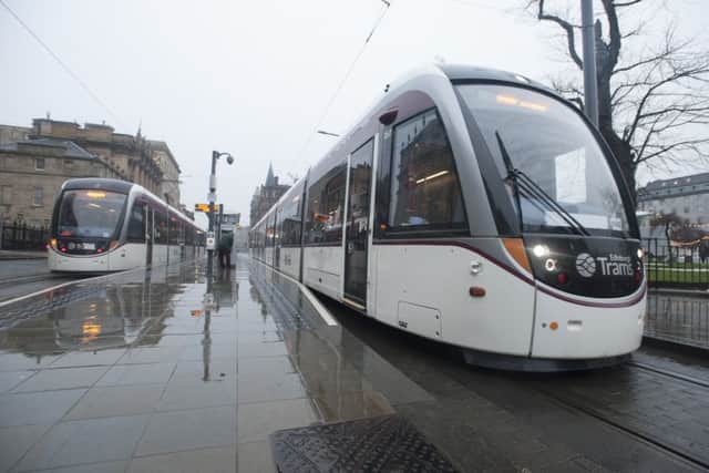 Edinburgh trams. Picture; Lesley Martin