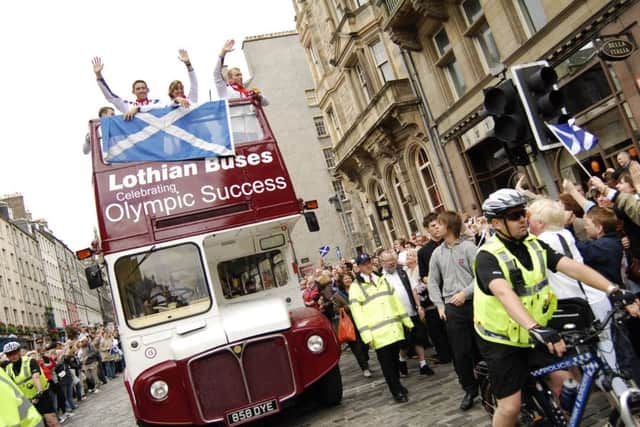 An open top bus is planned for the athletes.
