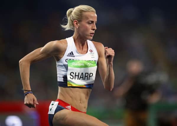 Lynsey Sharp ran a personal best during the women's 800m final at the Olympic Stadium in Rio