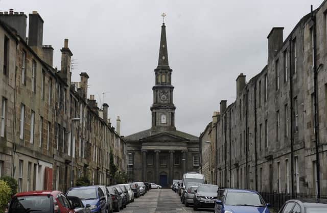 North Leith Church survived the war, with details in the ledger. Picture: Neil Hanna