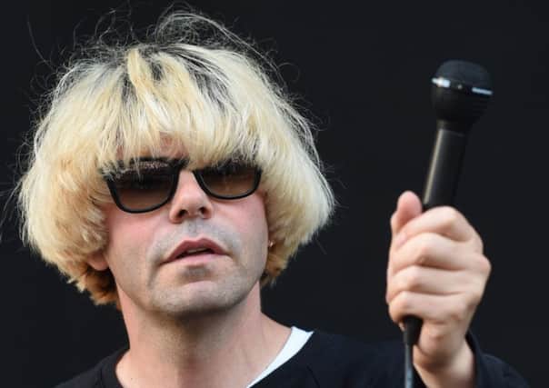 Tim Burgess from The Charlatans performs on Day 2 of the V Festival. Picture;  Stuart C. Wilson