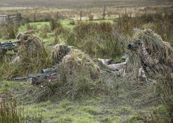 The solider died at the Otterburn Training Area in Northumberland (pictured). Photo: MoD