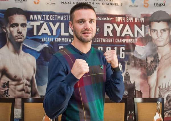 Josh Taylor will fight in Edinburgh in October. Pic: Ian Georgeson