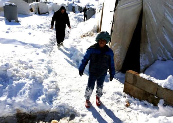 Edinburgh direct aid launches their campaign for funding to deliver more winter aid packages to syrian refugee camps in Lebanon