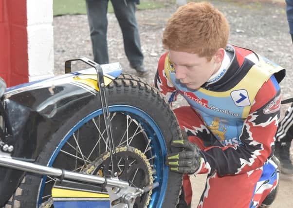 Monarchs rider Dan Bewley is in a hot streak of form. The teenager could play a vital role tonight. Picture: Ron MacNeill