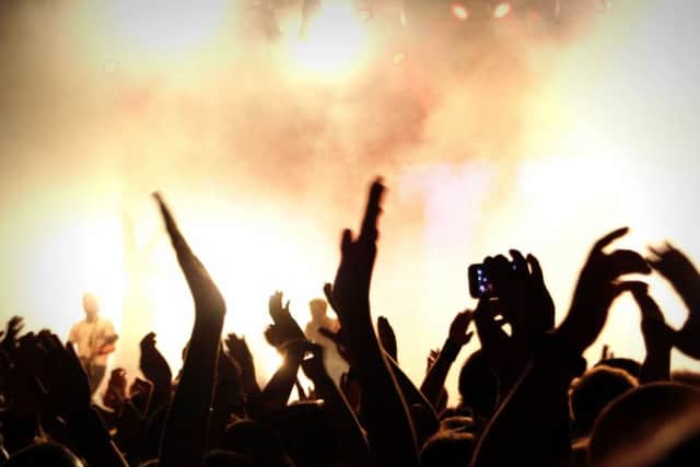The current ban has an impact on live music events. Stock image