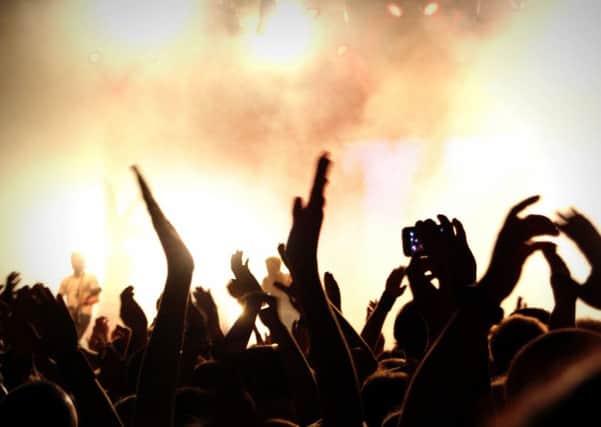 The current ban has an impact on live music events. Stock image