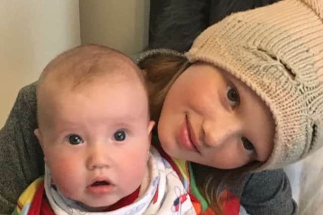 Beau Barron and her brother Hugo. Picture: contributed