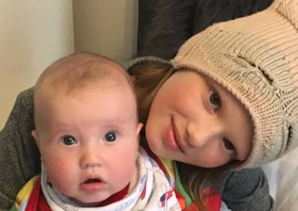 Beau Barron and her brother Hugo. Picture: contributed