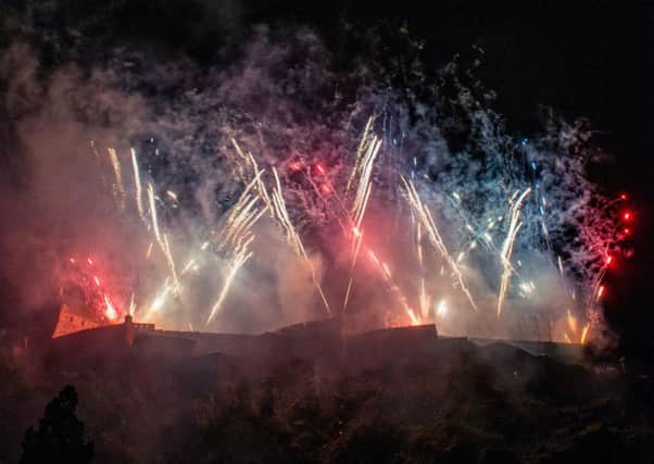 Edinburgh Festival fireworks. Picture: Ian Georgeson