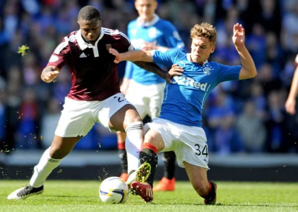 Hearts and Rangers will clash on a Friday night. Pic: TSPL
