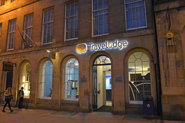 The incident took place at Travel Lodge Waterloo Place. Picture; Ian Georgeson