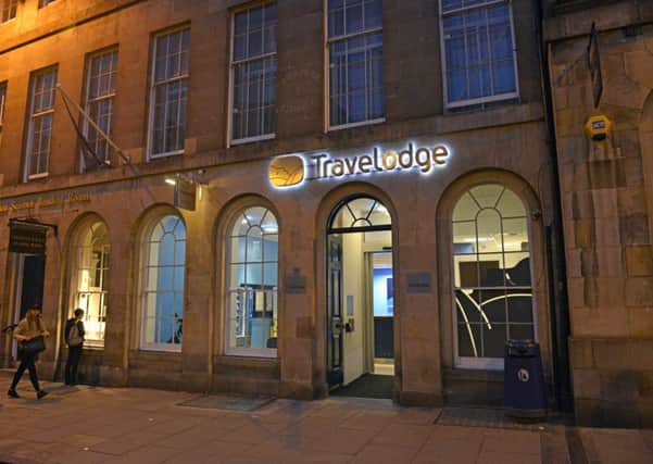 The incident took place at Travel Lodge Waterloo Place. Picture; Ian Georgeson