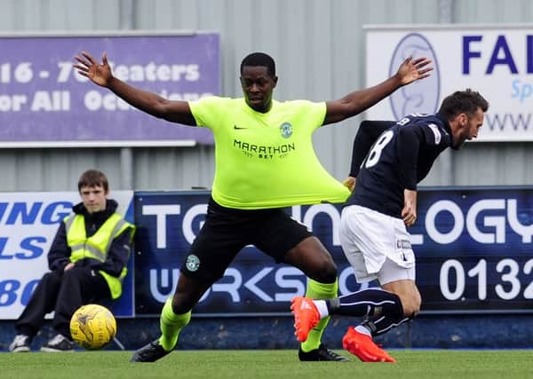 Marvin Bartley has been a key player for Hibs this season. Pic: TSPL
