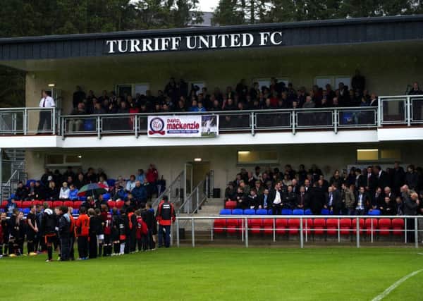 The Haughs in Turriff will be packed when Hibs come to town. Pic: SNS