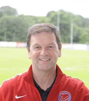 'Turra' boss Ross Jack will hope to mastermind a cup upset against Hibs. Pic: Turriff website