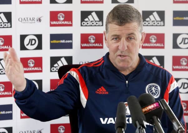 Scotland assistant manager Mark McGhee