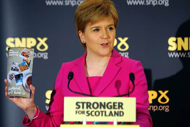 Scottish First Minister Nicola Sturgeon launched a new survey on independence, saying the Brexit vote had changed the conditions that existed when Scotland voted against secession in 2014. Andy Buchanan/Getty Images