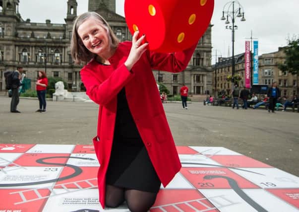 Deputy Director of Shelter Scotland, Alison Watson at the campaign launch. Picture; John Devlin