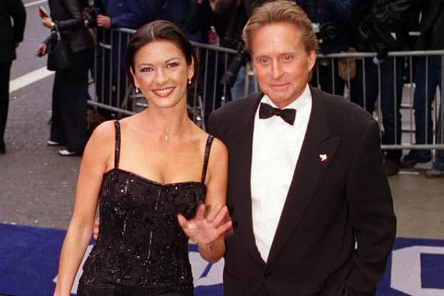 Catherine Zeta-Jones and Michael Douglas, who has backed the Kilt Walk