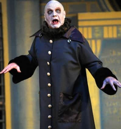 Production of The Addams Family at Kelso's Tait Hall. Uncle Fester