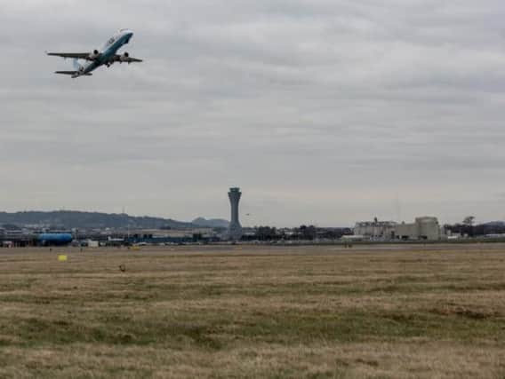 Edinburgh Airport is consulting on a new flight path. Picture: Ian Georgeson