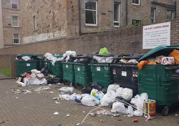 Overflowing rubbish bins - Edinburgh
Sienna Gardens
