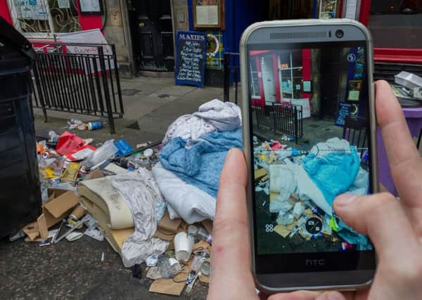 Send us your pictures of rubbish to clean up the Capital. Picture; Steven Scott Taylor