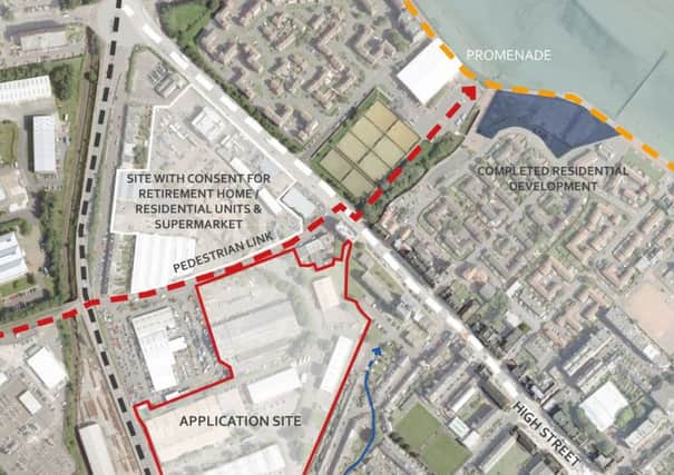 Plans for the proposed Barrat housing development at Baileyfield site of the Standard Life development near Portobello