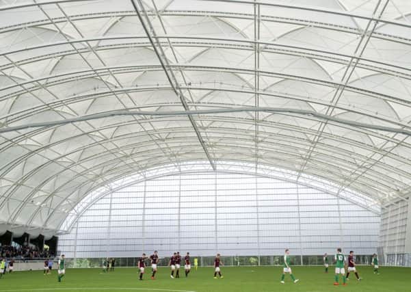 Hibs were victorious at Oriam thanks to a double from Ruari Paton. Pic: TSPL