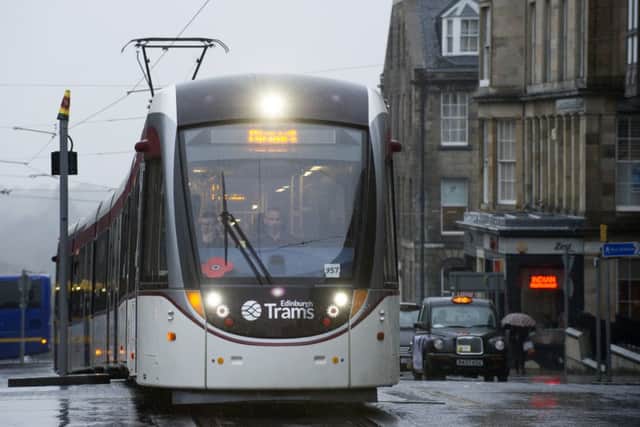 Edinburgh tram. Picture; Lesley Martin