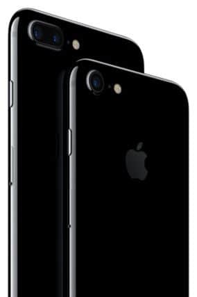 The new iPhone 7 and 7 plus unveiled during Apple's live event in San Francisco. Picture; PA