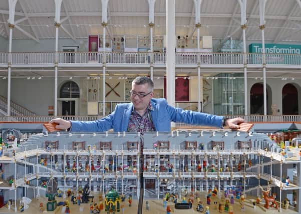 National Museum of Scotland Model Built from LEGO